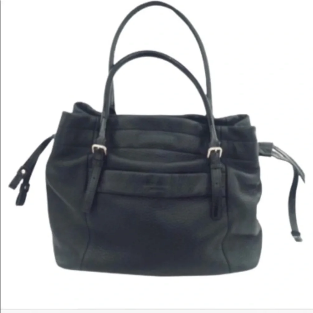 kate spade Westbury opus pebbled black leather satchel